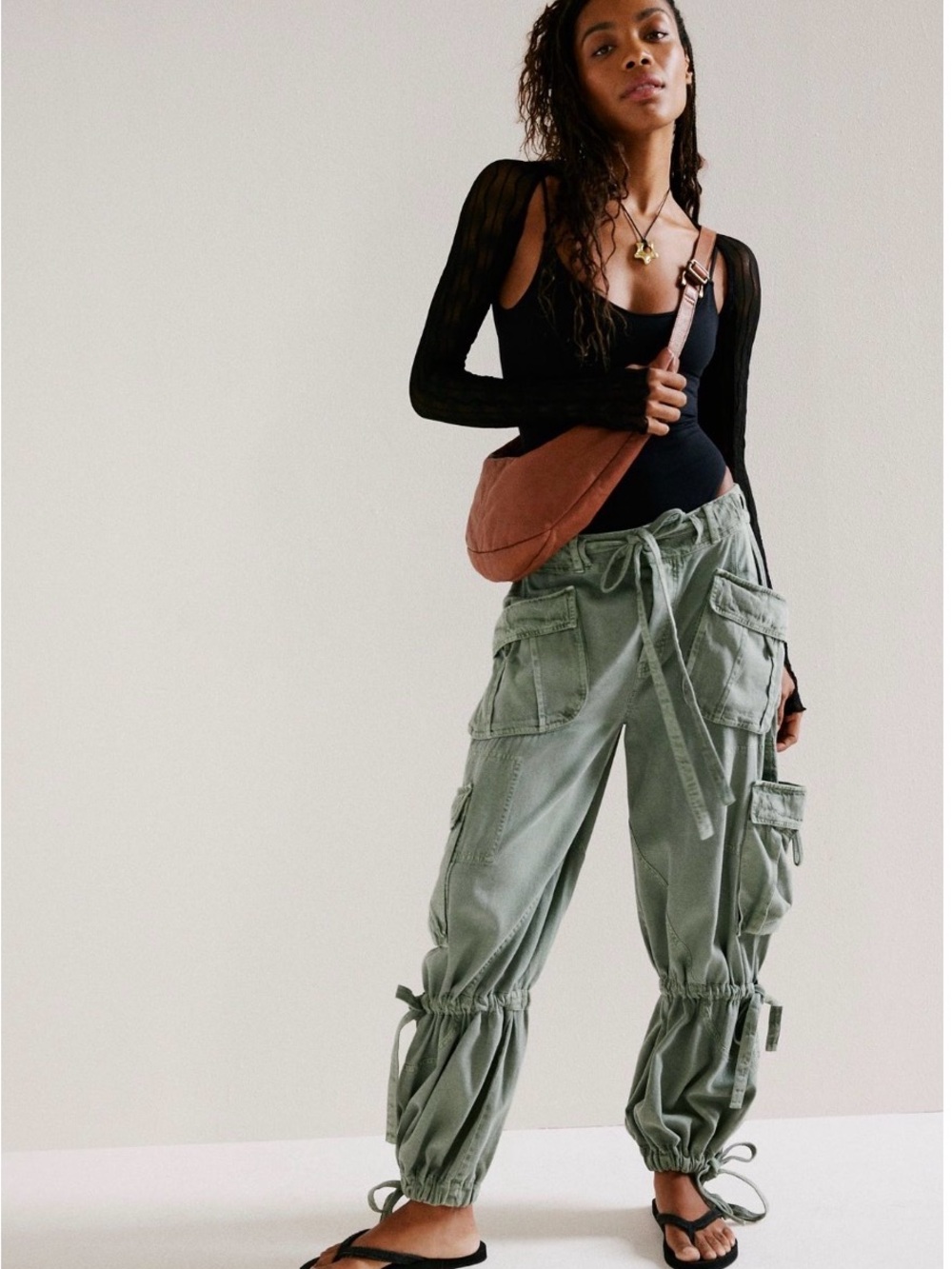 Free People Big Sky Parachute Trouser